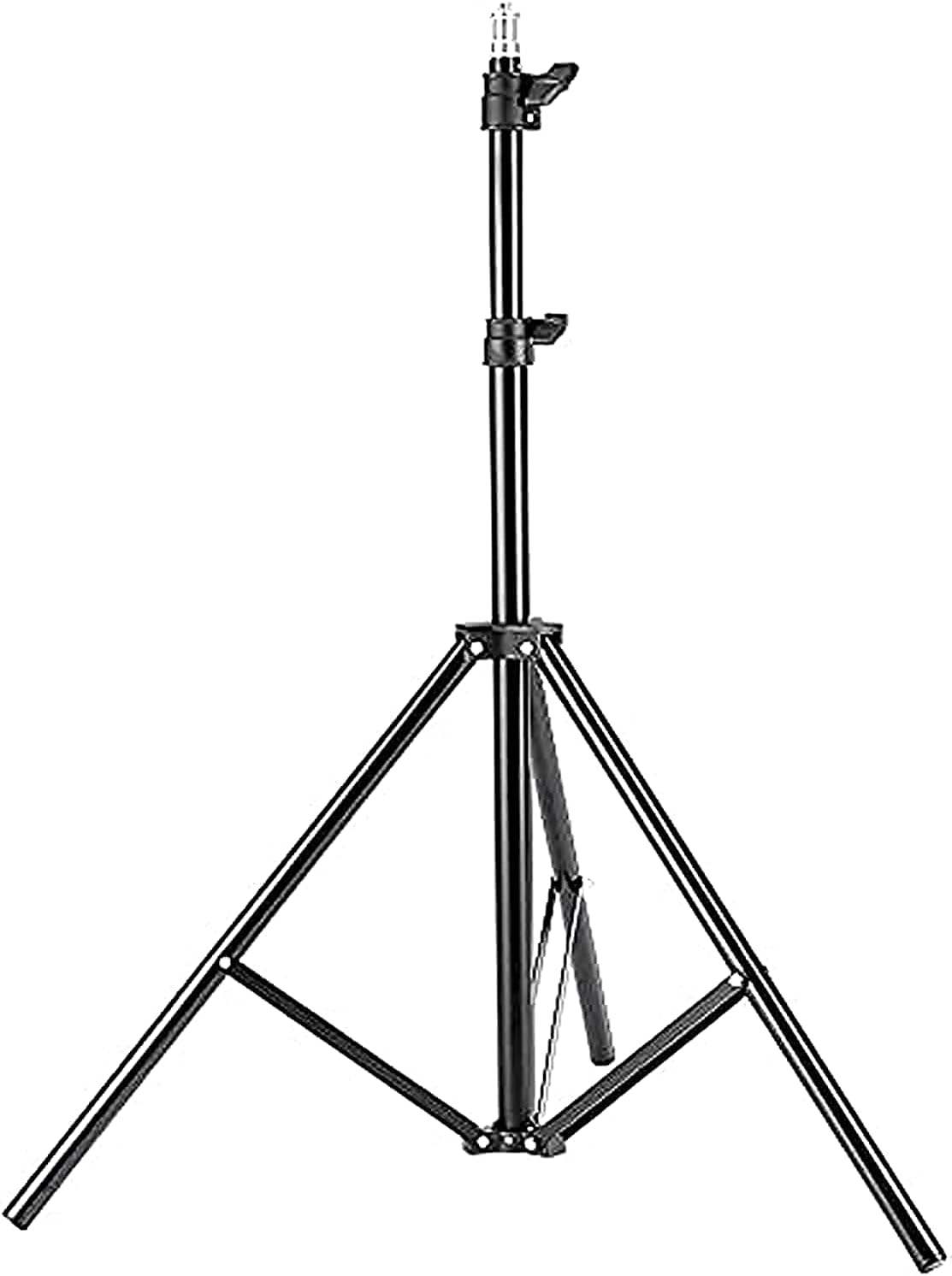 Padom Photography Light Stand, 3-6.6ft/92-200cm Adjustable Sturdy Tripod Stand Load Capacity: 17.6lb/8kg